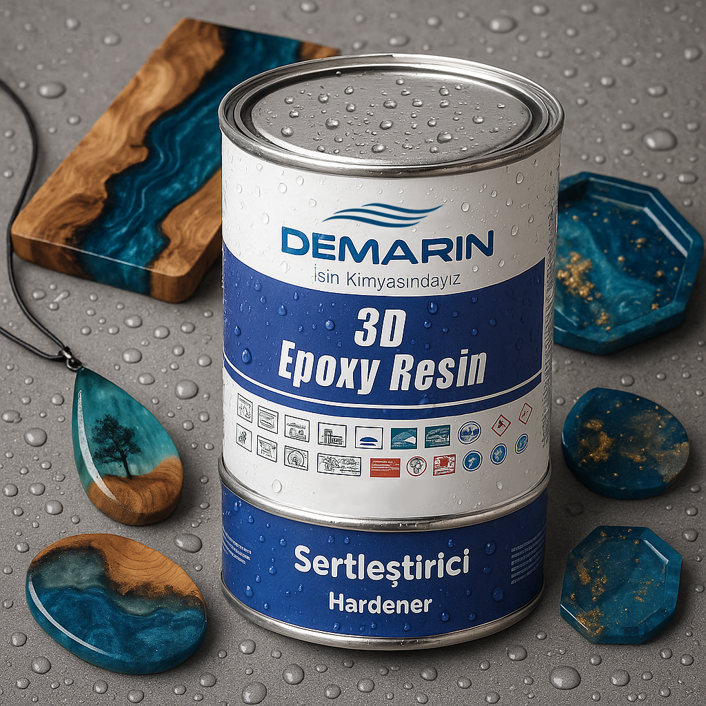 demamarin-9ARtrimPAp DEMARİN 3D ULTRA ŞEFFAF EPOKSİ REÇİNE - Görsel 1